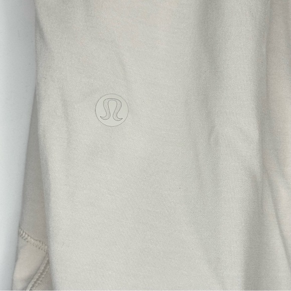 Lululemon Modal Pleated Shoulder Tank Top White Opal Muscle Tee Size 6 - Picture 6 of 6
